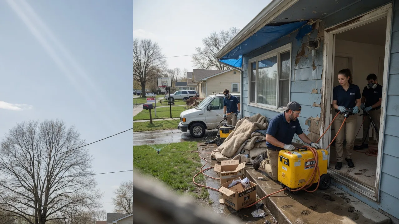Basement Flood Cleanup in Leicester, MA near me